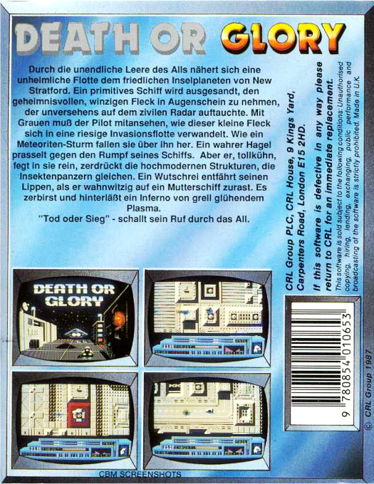 Death or Glory (CRL) - Dos