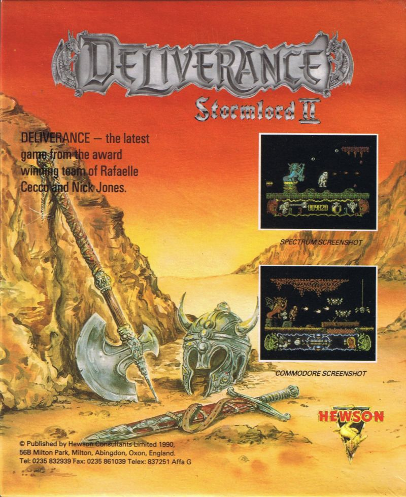 Deliverance - Stormlord 2 - Dos