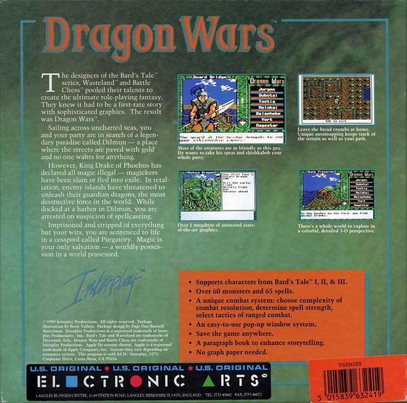 Dragon Wars - Dos