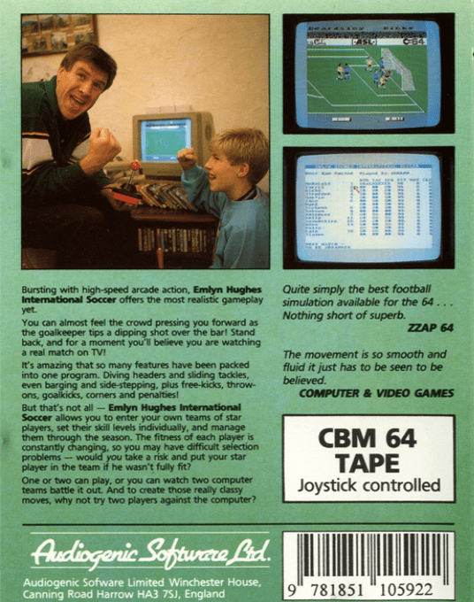 Emlyn Hughes International Soccer - Dos