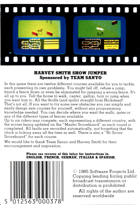 Equestrian Showjumper - Dos