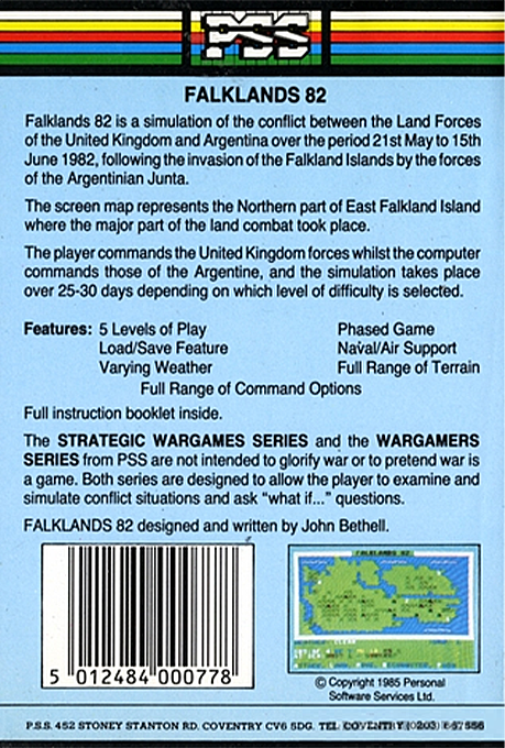 Falklands 82 - Dos