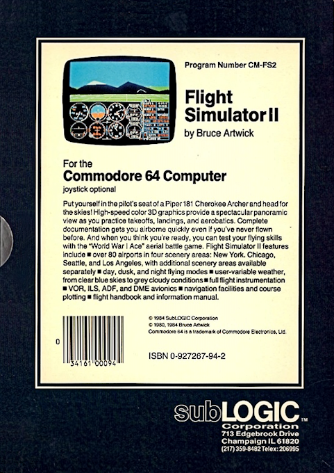 Flight Simulator - Dos
