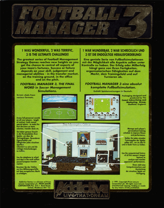 Football Manager - Dos