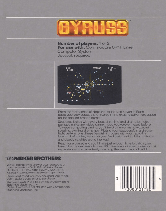Gyruss - Dos