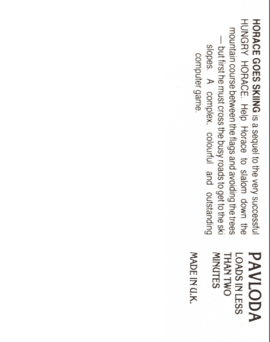 Horace Goes Skiing - Dos