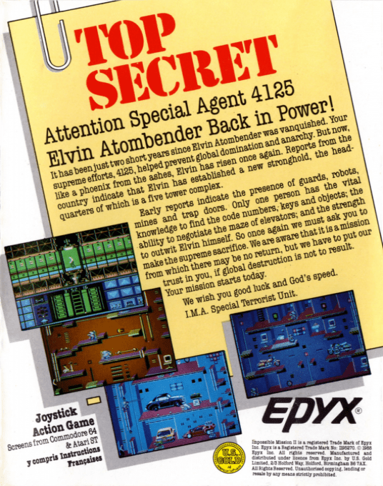 Impossible Mission - Dos