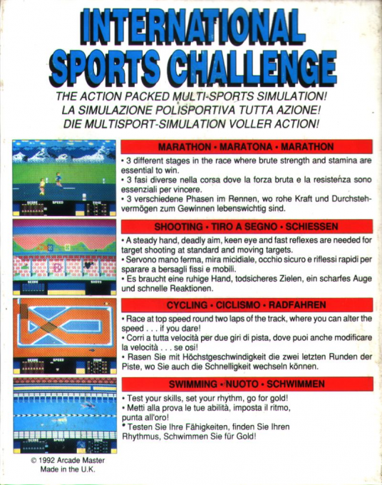 International Sports Challenge dos