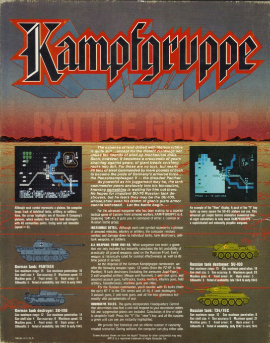 Kampfgruppe - Dos