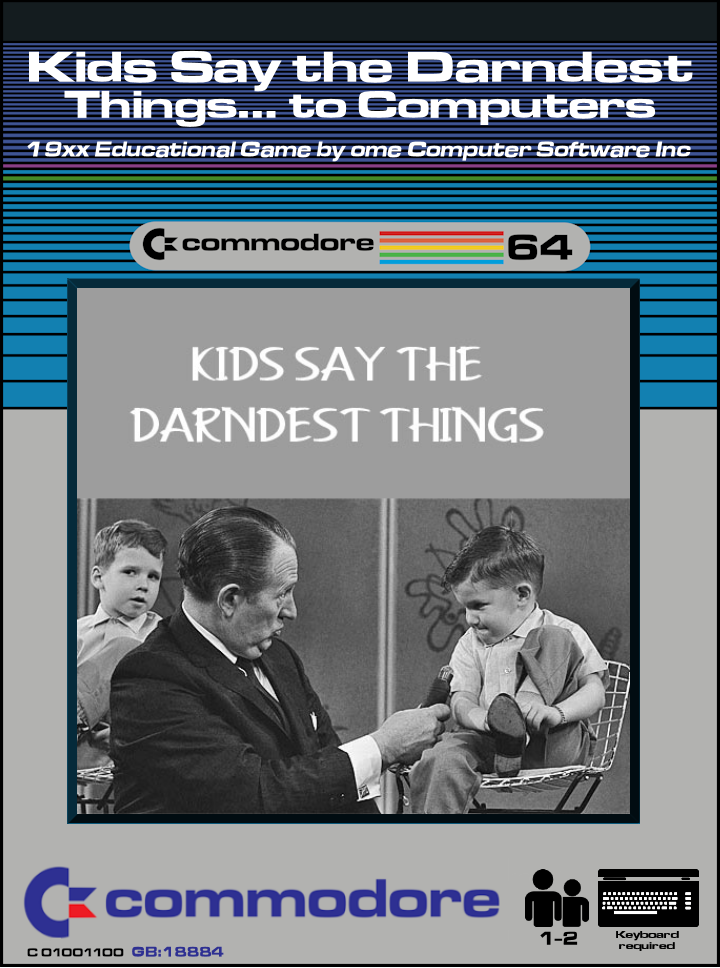 Kids Say the Darndest Things... to Computers