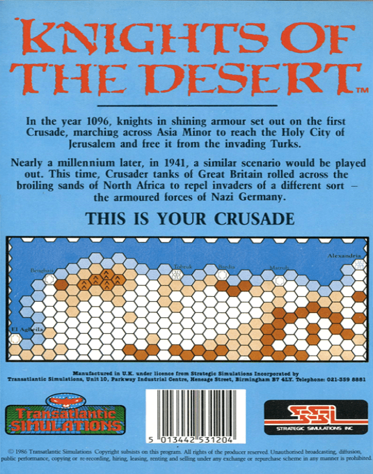 Knights of the Desert - Dos