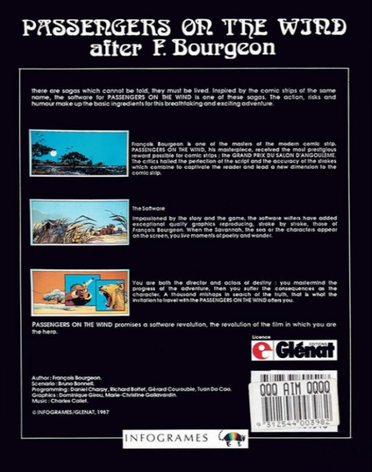 Les Passagers Du Vent dos