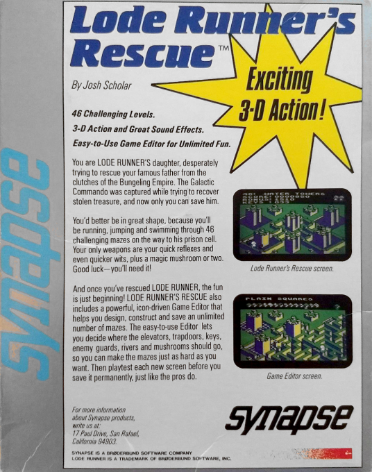 Lode Runner's Rescue dos