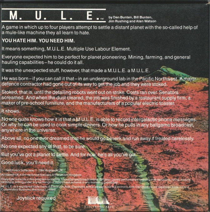 M.U.L.E. - Dos