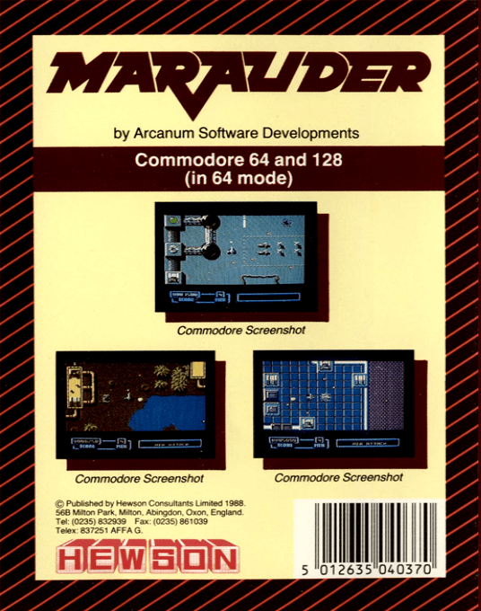 Marauder (Hewson) - Dos