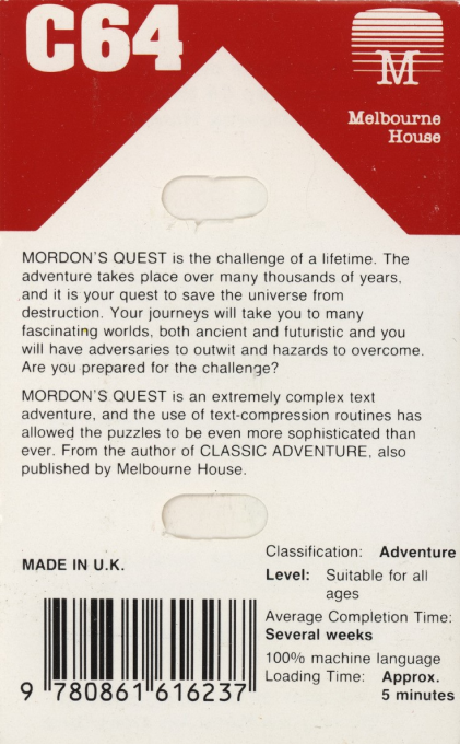 Mordon's Quest dos