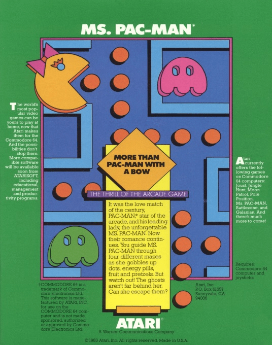 Ms. Pac-Man dos