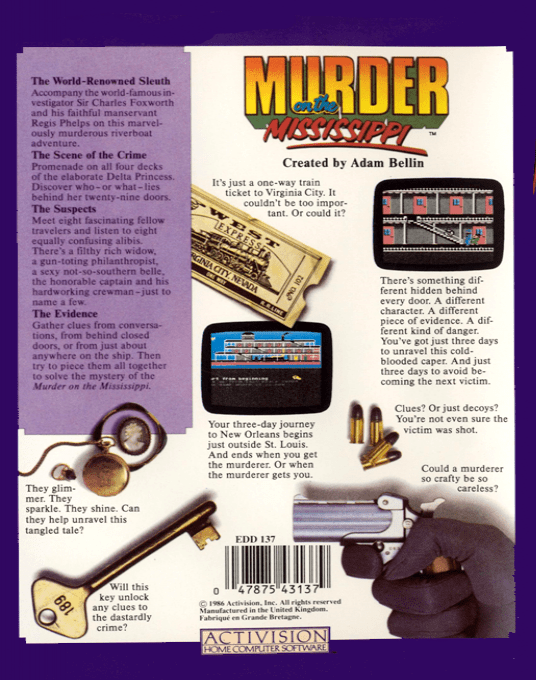 Murder on the Mississippi dos