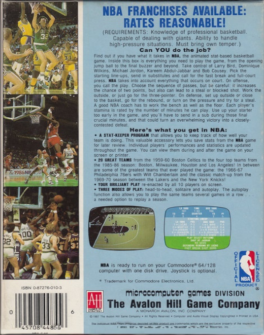Nba dos