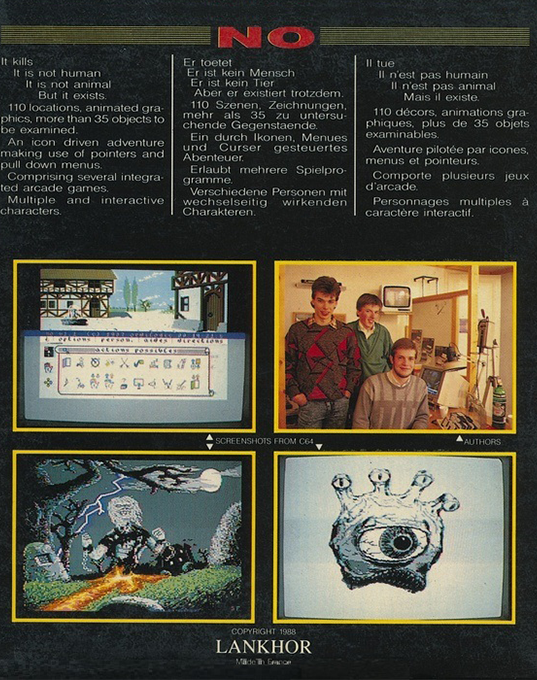 NO : Never Outside! dos