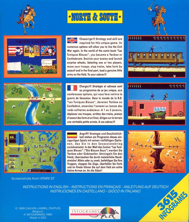 North And South (Infogrames) - Dos