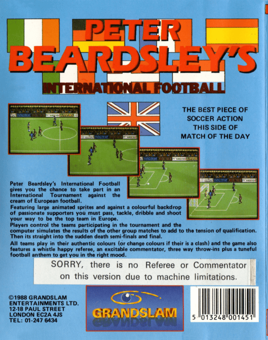 Peter Beardsley's International Football dos