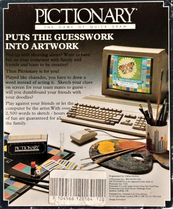 Pictionary : Un Mot en un Coup de Crayon - Dos