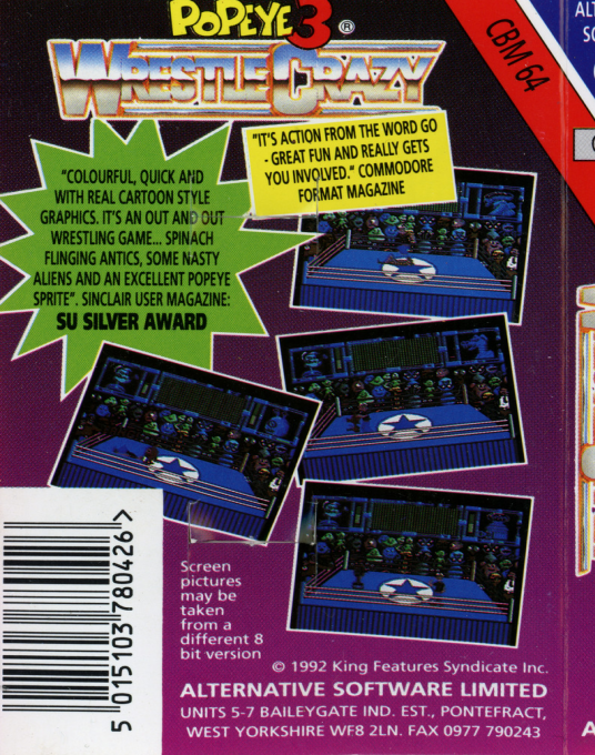 Popeye 3 - Wrestle Crazy dos