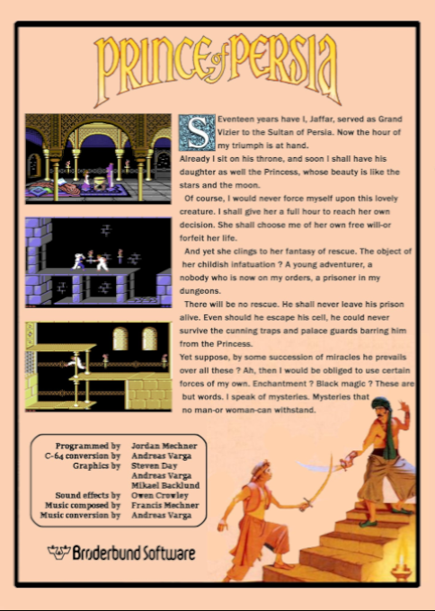 Prince of Persia - Dos