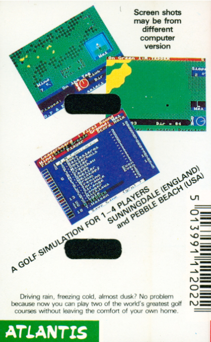 Pro Golf / Progolf (Atlantis) dos