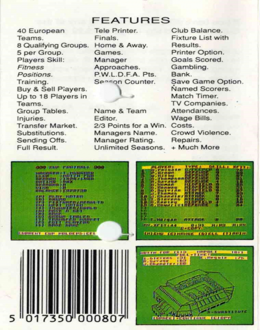 Professional Soccer dos