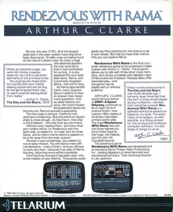 Rendezvous with Rama dos