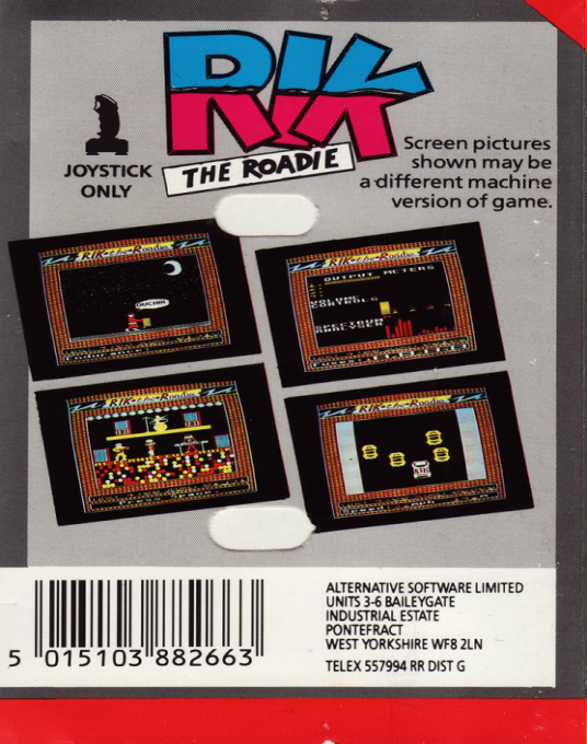 Rik The Roadie - Dos