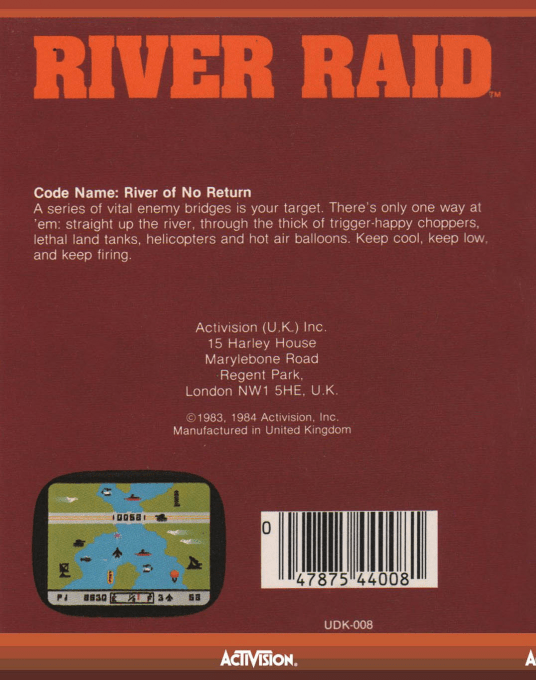 River Raid - Dos