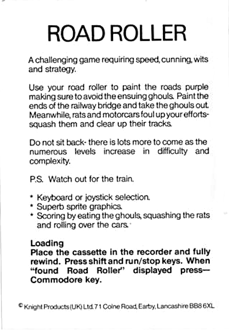 Road Roller - Dos