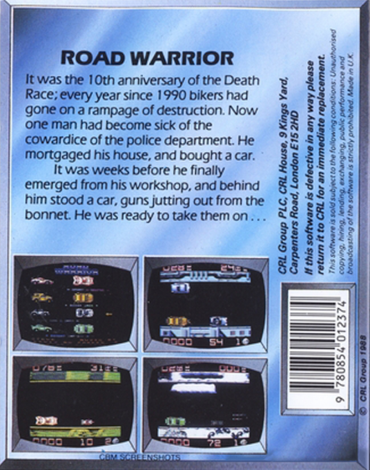Road Warrior - Dos
