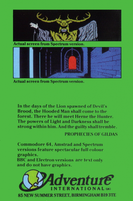 Robin Of Sherwood - The Touchstones Of Rhiannon dos