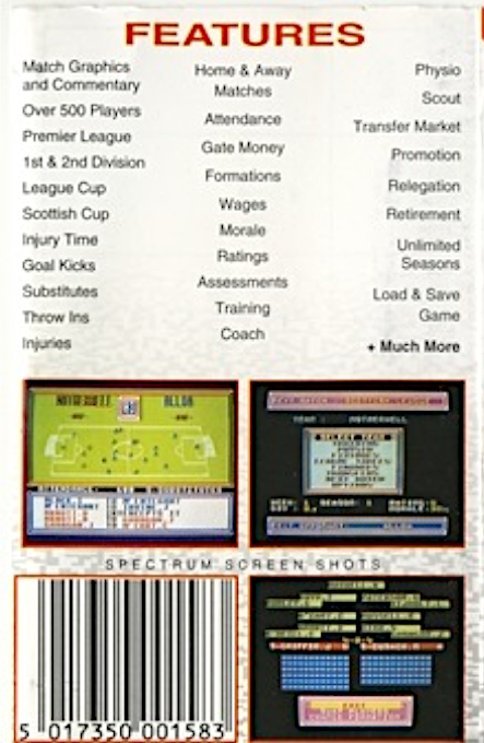 Scottish League Football dos