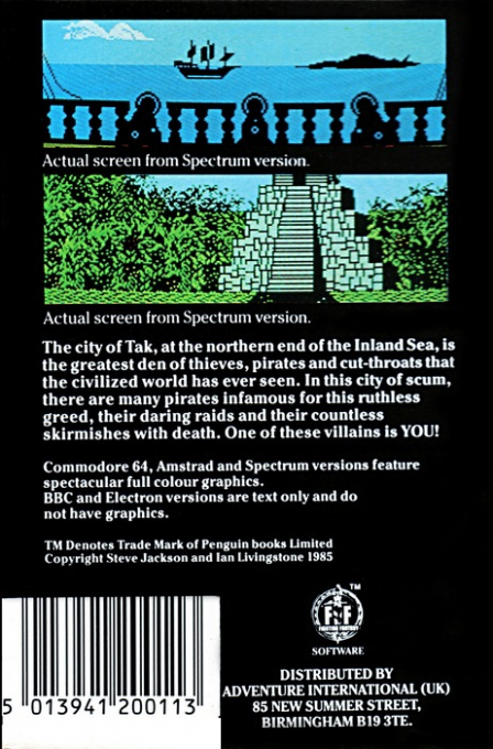 Seas of Blood (Adventure International) dos