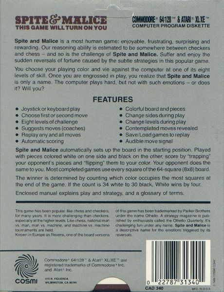 Spite & Malice - Dos