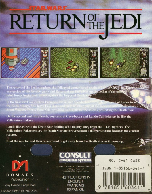 Star Wars - Return Of The Jedi - Dos