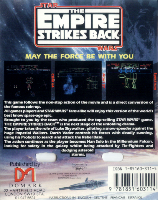 Star Wars - The Empire Strikes Back - Dos