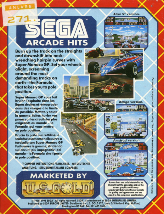 Super Monaco GP - Dos