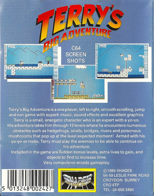 Terry's Big Adventure - Dos