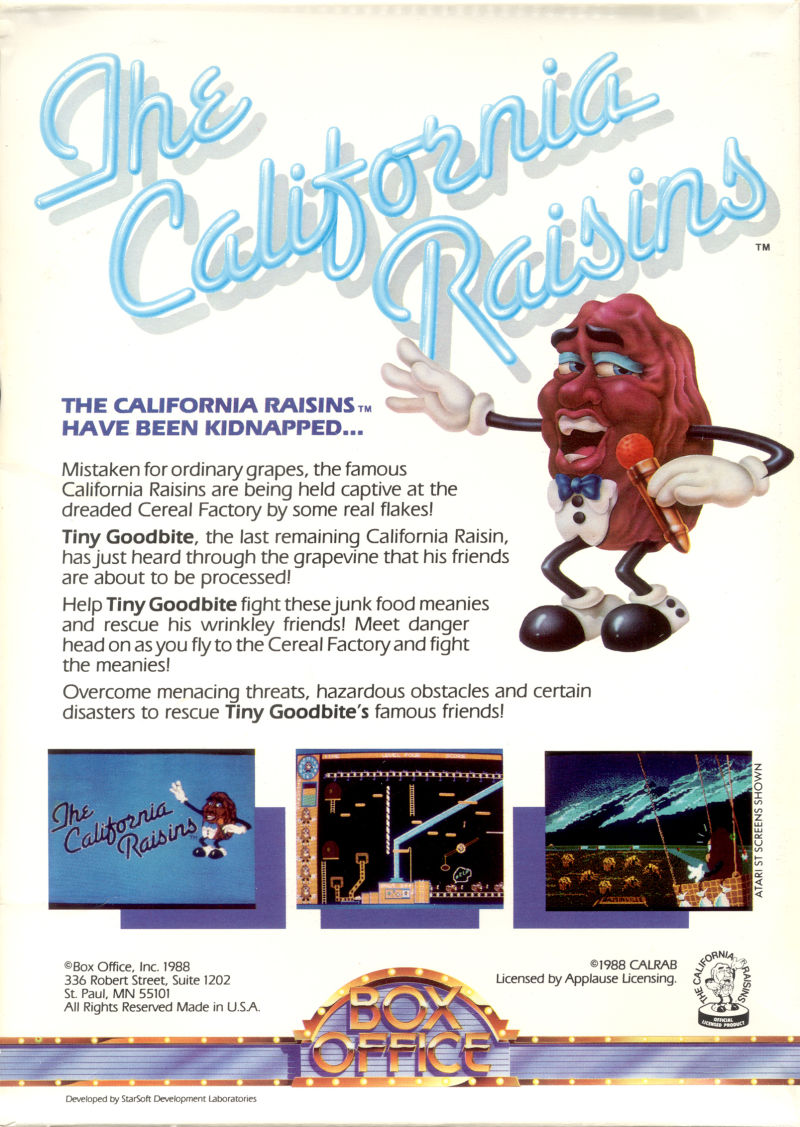 The California Raisins - Dos
