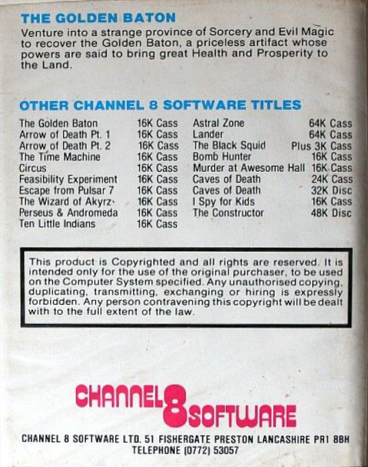 The Golden Baton dos