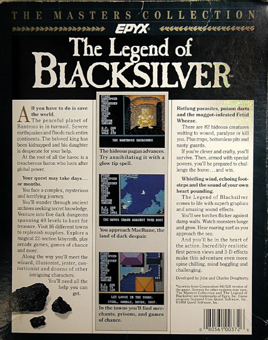 The Legend of Blacksilver - Dos