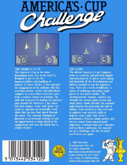 The Official America's Cup Sailing Simulation dos