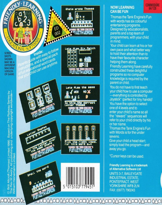 Thomas The Tank Engine's Fun With Words - Dos