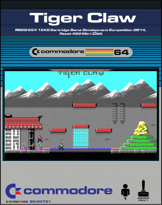Tiger Claw : C64 in Pixels Edition